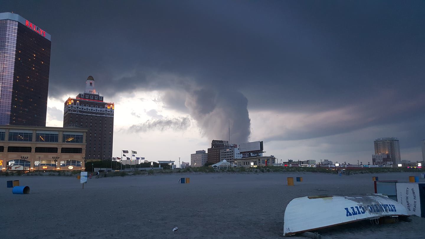 Possible Funnel Cloud in Atlantic City